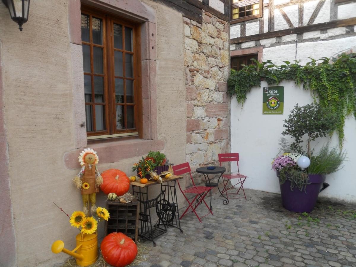 Le Winzer Apartment Bergheim Exterior photo